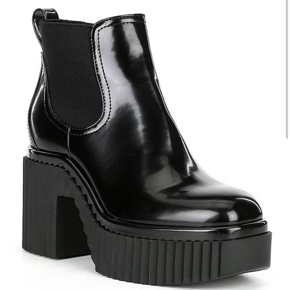 Gianni Bini Ryker Lug Sole Platform Booties.